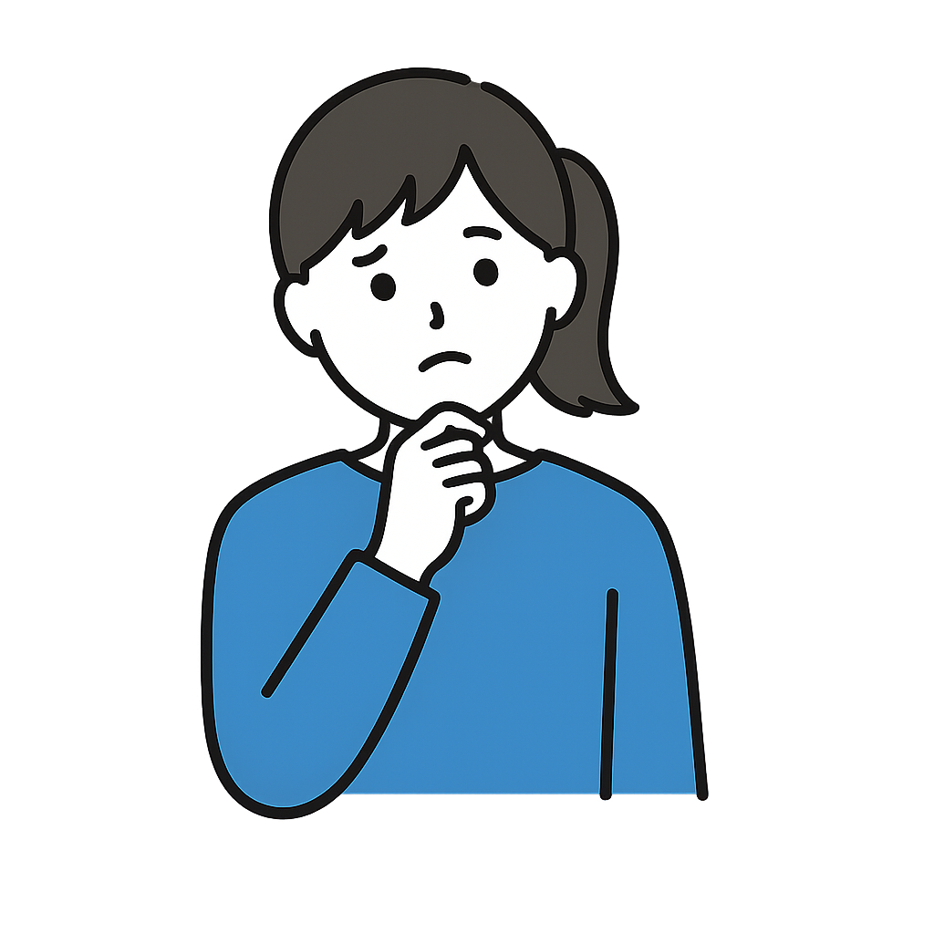 悩んでいる女性